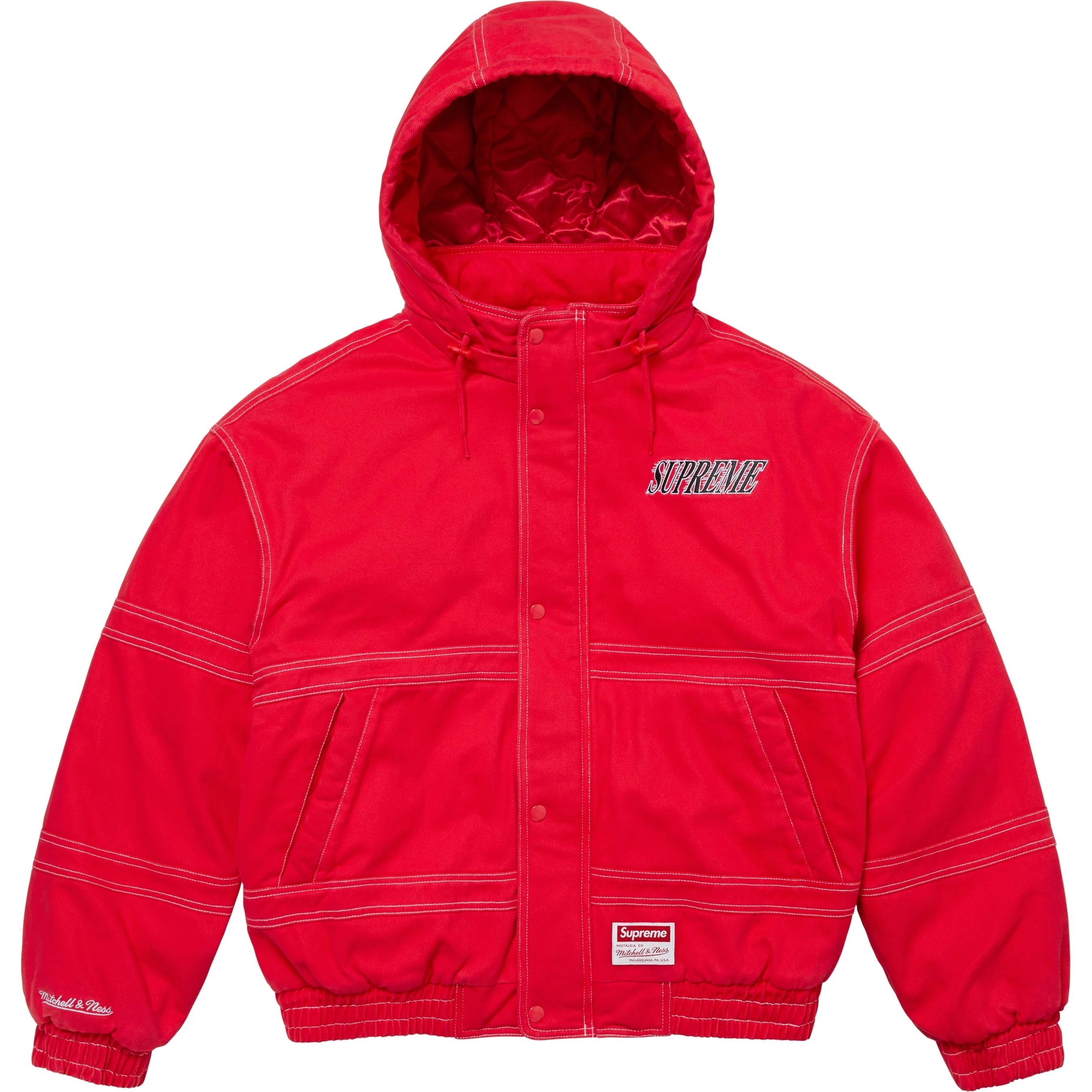 Supreme®/Mitchell & Ness® Twill Stadium Jacket view 10
